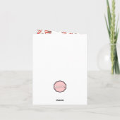 Carte de Noël personnalisable Ginger Bread - Joyeu (Dos)