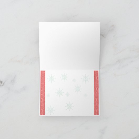 Carte de Noël personnalisée (Intérieur)