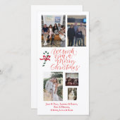 Carte de Noël personnalisée (Devant / Derrière)