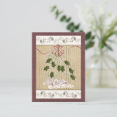 Carte de Noël personnalisée (Debout devant)