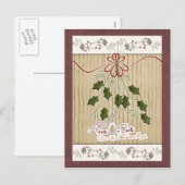 Carte de Noël personnalisée (Devant / Derrière)