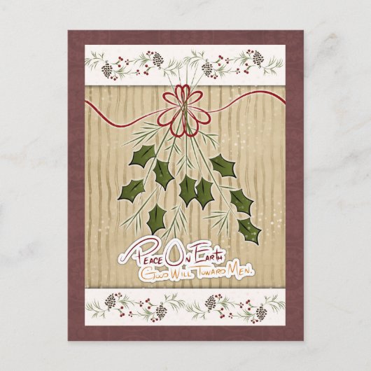 Carte de Noël personnalisée (Devant)