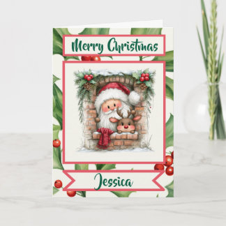 Carte de Noël personnalisée