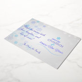 Carte de Noël personnalisée. (Rotation)