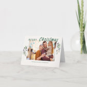 Carte de Noël personnalisée (Devant)