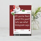 carte de Noël personnalisée (Debout devant)