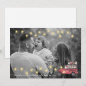 Carte de Noël personnalisée (Devant / Derrière)