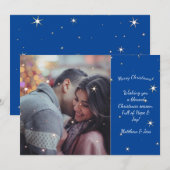 Carte de Noël personnalisée aux couples (Devant / Derrière)