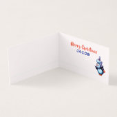 Carte de Noël personnalisée - avant et arrière mus (Inside)