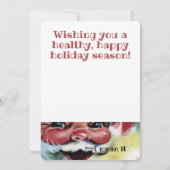 Carte de Noël personnalisée avec biscuits de Noël (Dos)