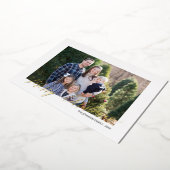 Carte de Noël personnalisée avec écriture élégante (Rotation)