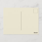 Carte de Noël personnalisée avec photo  (Dos)