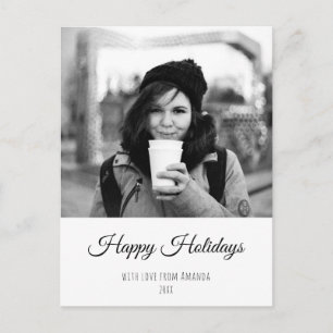 Carte de Noël personnalisée avec photo de vacances