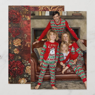 Carte de Noël personnalisée avec photo Joyeux Noël