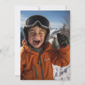 Carte de Noël personnalisée de la vache Highland (Dos)