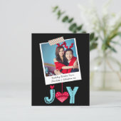 Carte de Noël personnalisée et pas chère avec phot (Debout devant)