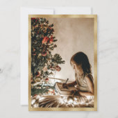 Carte de Noël personnalisée Gold Photo (Devant)