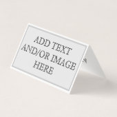 Carte de Noël personnalisée horizontale (Back)