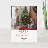 Carte de Noël personnalisée Joyeux Noël avec 1 Pho (Devant)