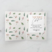 Carte de Noël personnalisée Joyeux Noël avec 1 Pho (Intérieur)