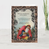 Carte de Noël personnalisée Père Noël Déplaisant v (Devant)