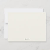 Carte de Noël personnalisée, photo de Noël (Dos)