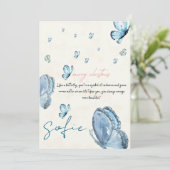 carte de noël personnalisée pour elle (Debout devant)