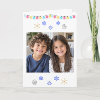 Carte de Noël personnalisée pour la famille