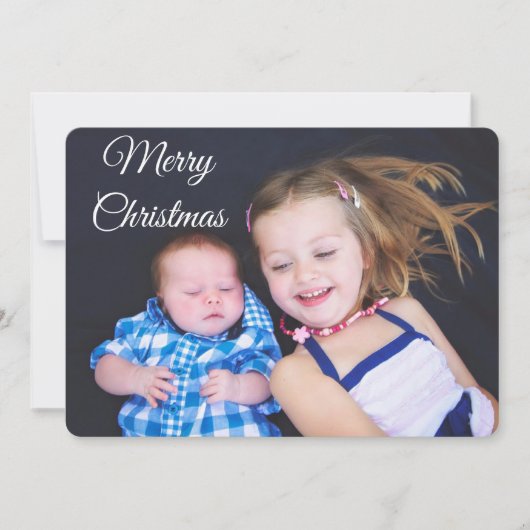 Carte de Noël personnalisée pour la famille (Devant)