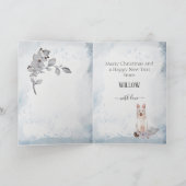 Carte de Noël personnalisée pour maman de chien La (Intérieur)