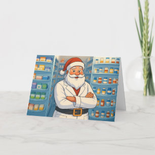 Carte de Noël personnalisée pour pharmacien