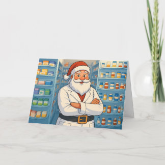 Carte de Noël personnalisée pour pharmacien