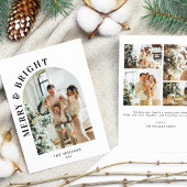 Carte de Noël personnelle Joyeuse et brillante