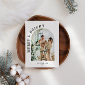 Carte de Noël personnelle Joyeuse et brillante