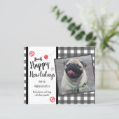 Carte de Noël Pet Budget (Debout devant)