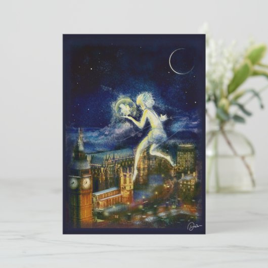 Carte de Noël Peter Pan (Debout devant)