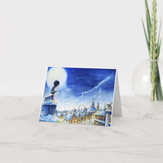 Carte de Noël Peter Pan (Devant)