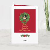 Carte de Noël petit batteur (Dos)