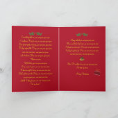 Carte de Noël petit batteur (Intérieur)