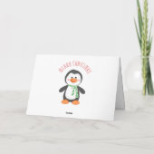 Carte de Noël petit pingouin (Dos)