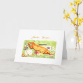 Carte de Noël philippine Noche Buena, Aquarelle (Fleur jaune)