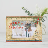Carte de Noël photo (Debout devant)