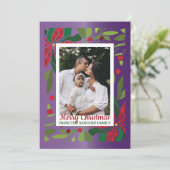 Carte de Noël photo (Debout devant)