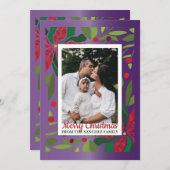 Carte de Noël photo (Devant / Derrière)