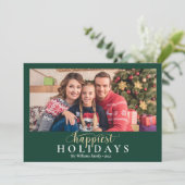 Carte de Noël photo 2022 Joyeuses Fêtes (Debout devant)