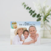 Carte de Noël photo 4,25x5,5 (Debout devant)