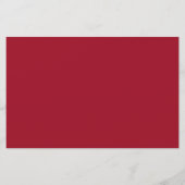 Carte de Noël photo à monogramme couronne Budget (Dos)