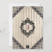 Carte de Noël photo avec couronne gothique (Dos)