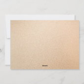 Carte de Noël photo avec encre verte moderne (Dos)