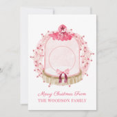 Carte de Noël photo Baby First Christmas (Devant)